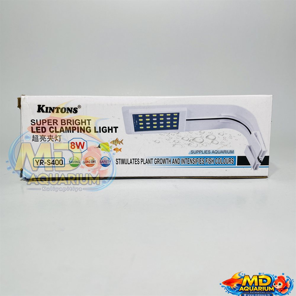 KINTONS YR-S400 Aquarium Clip-On LED Light 8W